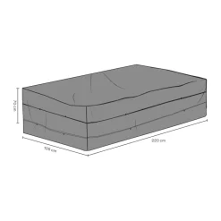 Protection de meuble Brafab canapé, Noir 220 cm