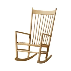Rocking-chair J16, Naturel-chêne savonné