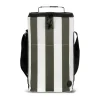 Sac isotherme City haut 9 L, Vert-blanc
