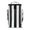 Sac isotherme City haut 9 L, Noir-blanc