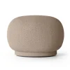 Siège pouf Rico, Bouclé sable