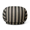 Siège pouf Rico, Louisiana sable noir