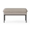 Siège pouf Turn, Coton lin naturel