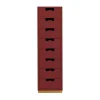 Snö commode 8 tiroirs, Brown red