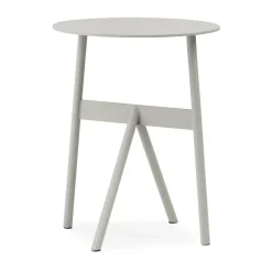 Stock Table table d'appoint Ø37 cm H:46 cm, Gris chaud