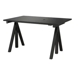 Support de bureau Works hauteur réglable, Noir