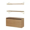 Support Pythagoras, lot de 2, laiton