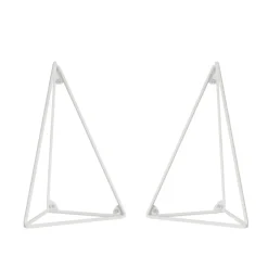 Support Pythagoras, lot de 2, blanc