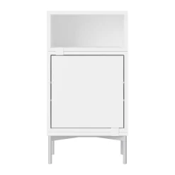 Système de rangement Stacked table de chevet configuration 2, White