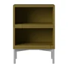 Système de rangement Stacked table de chevet configuration 1, Brown green