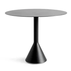 Table à café ronde Palissade Cone, Anthracite, ø90