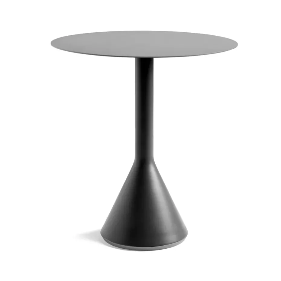 Table à café ronde Palissade Cone, Anthracite, ø70