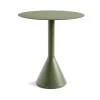 Table à café ronde Palissade Cone, Olive, ø70