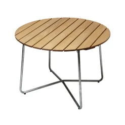 Table à manger 9A, Chêne huilé Ø100 cm
