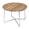 Table à manger 9A, Teck Ø100 cm