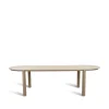 Table à manger Amor, Chêne blanchi, huile dure