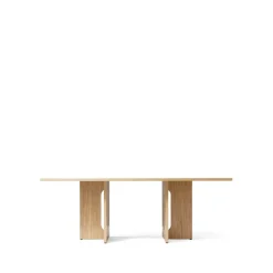 Table à manger Androgyne Rectangular, natural oak, 210x109 cm