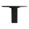 Table à manger Arc Ø120 cm, Coffee black oak