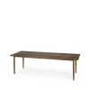 Table à manger Arv 90x240 cm, Chêne huilé fumé