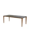 Table à manger Aspect, Fossil black-teak 210 cm