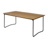 Table à manger B31, Chêne huilé-noir