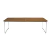 Table à manger B31, Teck non traité - pieds galvanisés