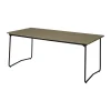 Table à manger B31, Vert clair chêne-noir