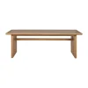 Table à manger Berghem 90x220 cm, Laqurered oak