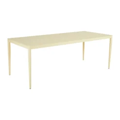 Table à manger Bigby, Lemon, 195x90 cm
