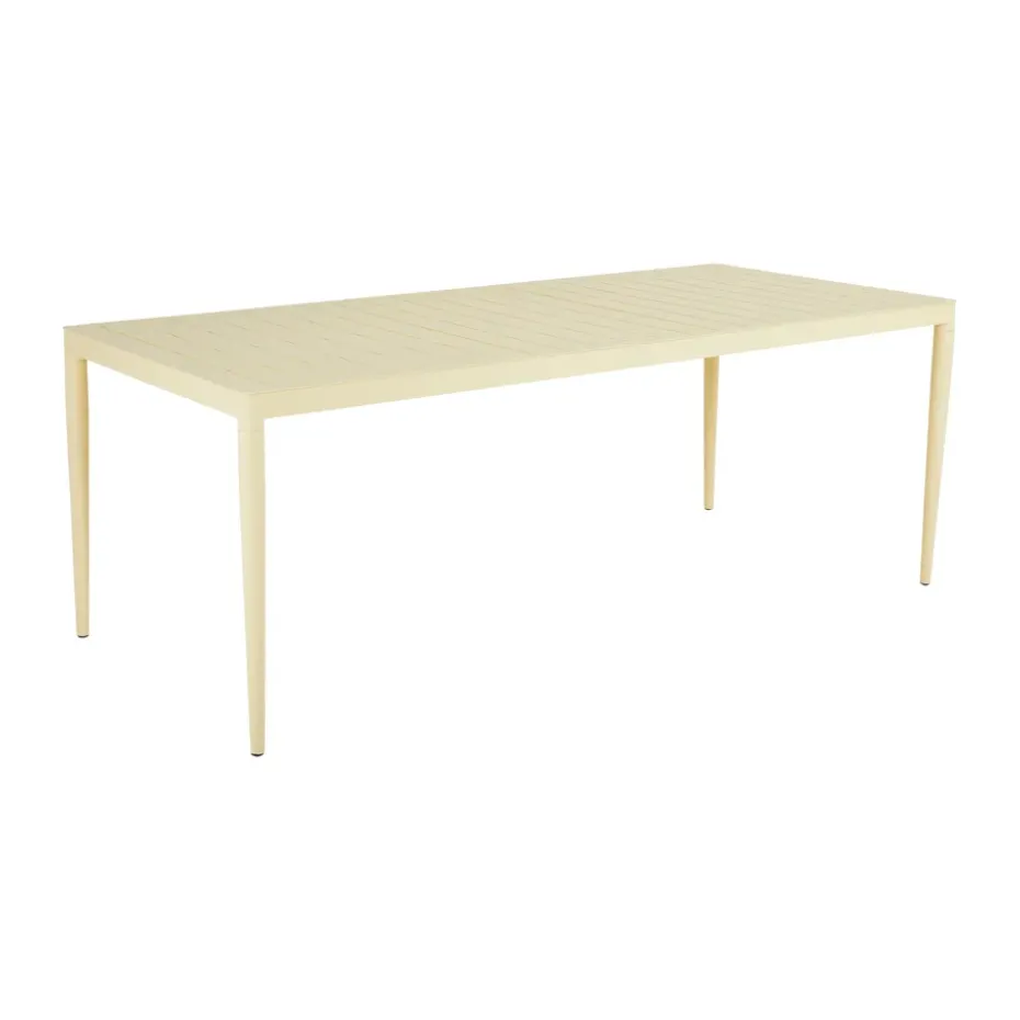 Table à manger Bigby, Lemon, 195x90 cm