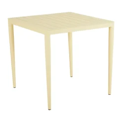 Table à manger Bigby, Lemon, 76x76 cm