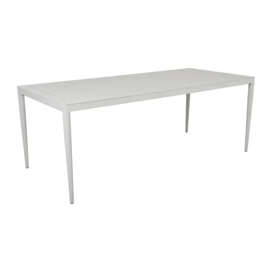 Table à manger Bigby, Light grey, 195x90 cm