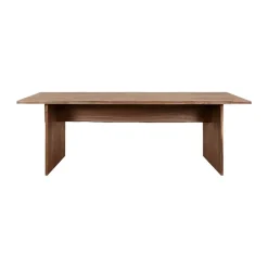 Table à manger Bookmatch 220 cm, Noyer