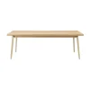 Table à manger C65 Åstrup 100x220 cm, Oak nature lacquered-oak veneer