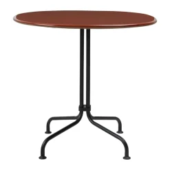 Table à manger Carmel Bistro, 75x75 cm, Rock red-black semi matt