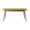 Table à manger C35B 82x160 cm, Oak nature-oak nature lacquered