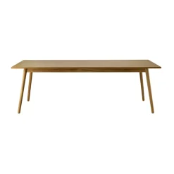 Table à manger C35C 95x220 cm, Oak nature-oak nature lacquered