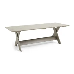 Table à manger Crate Dining Table 230x89,5 cm pin laqué, London fog