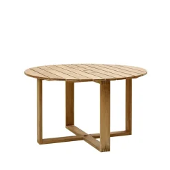 Table à manger Endless ronde teak, Ø130 cm