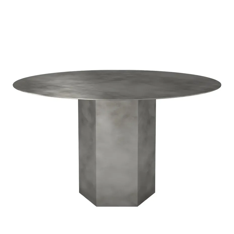 Table à manger Epic Steel, misty grey