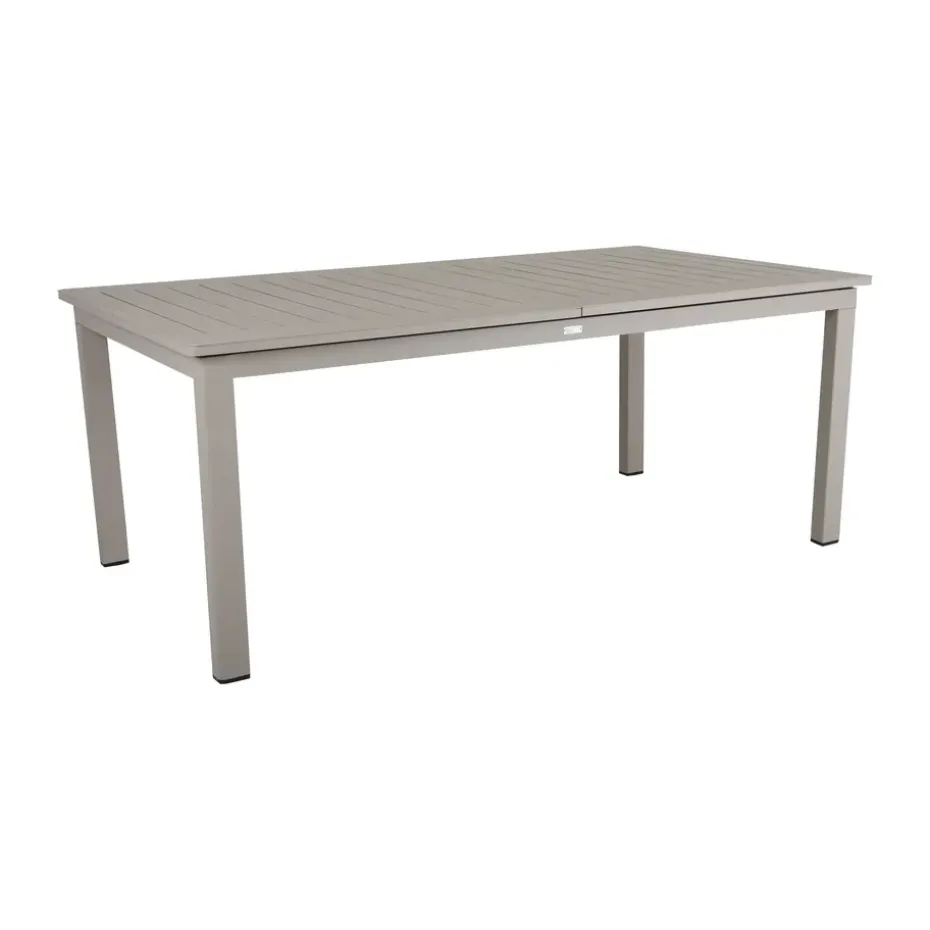 Table à manger extensible Lomma, Khaki 194-312 cm