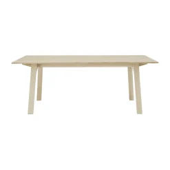 Table à manger extensible Earnest 205x100 cm, Oiled oak