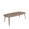 Table à manger Gubi Elliptical, american walnut