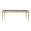 Table à manger Heart'n'Soul 90x200 cm, Oak-moss green