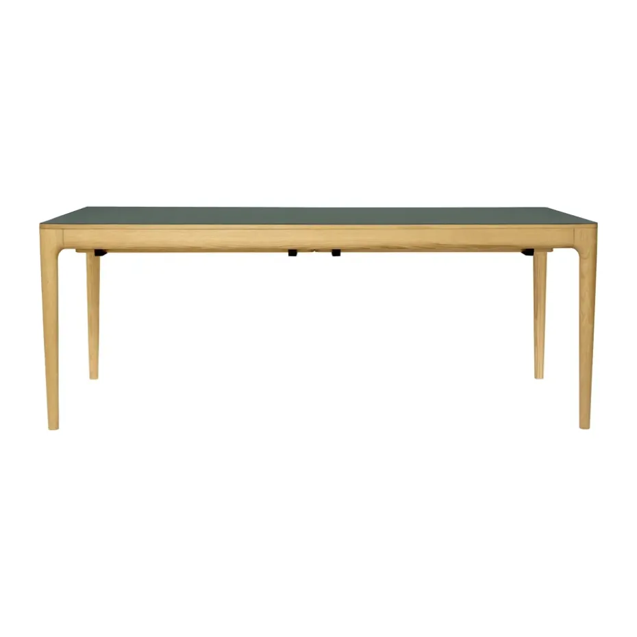 Table à manger Heart'n'Soul 90x200 cm, Oak-moss green