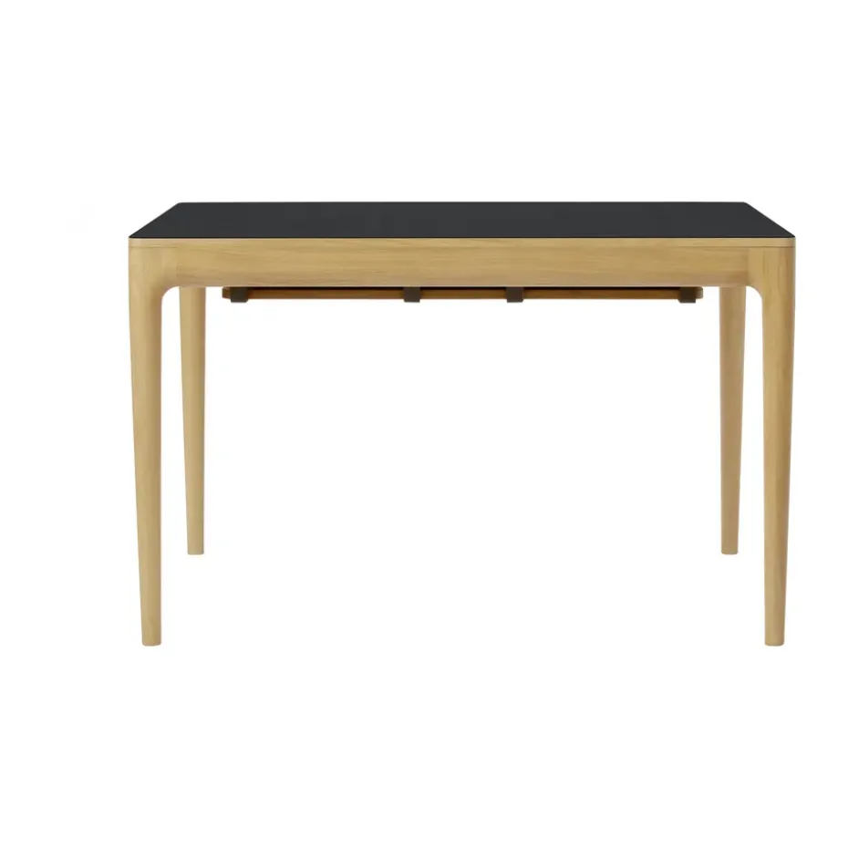 Table à manger Heart'n'Soul 90x120 cm, Oak-obsidian black
