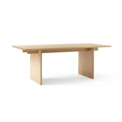 Table à manger Ita OS1 avec gestion des câbles 95x200 cm, Oak