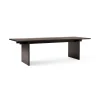 Table à manger Ita OS2 avec gestion des câbles 95x260 cm, Dark stained oak