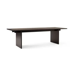 Table à manger Ita OS2 avec gestion des câbles 95x260 cm, Dark stained oak