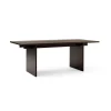 Table à manger Ita OS1 95x200 cm, Dark stained oak